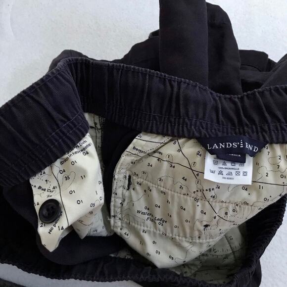 Lands' End NWOT Navy Shorts Men L (36-38) - Picture 9 of 11
